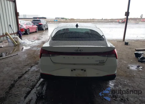 2023 Hyundai Elantra Hybrid Blue из США, поврежденный, VIN KMHLM4AJ2PU041468